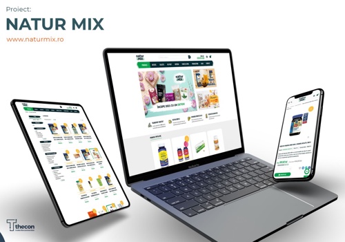 Web Development Package Example: E-commerce: Naturmix.ro