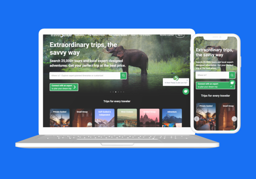 Mobile App Development Package Example: Travelstride