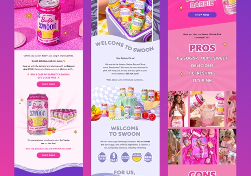 Email Marketing Package Example: Email Marketing: Swoon