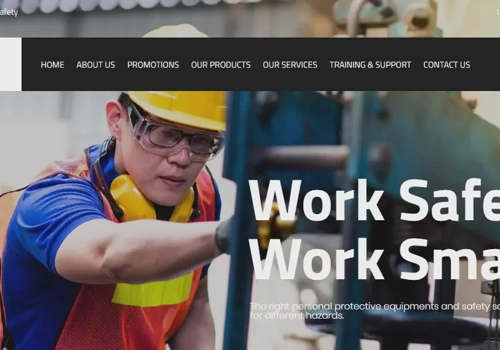 Web Design Package Example: Aplussafety