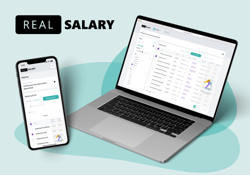 UX/UI Design Package Example: Real Salary - gain access to salary information
