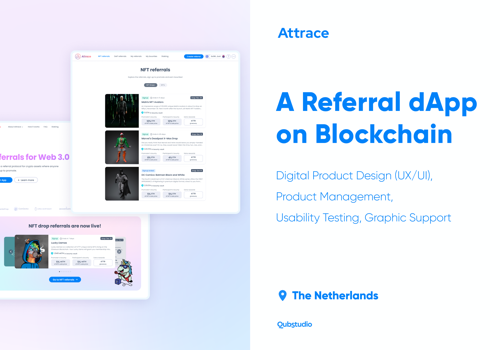 UX/UI Design Package Example: Attrace