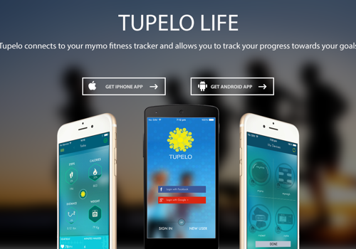 Mobile App Development Package Example: TupeloLife Health & Fitness App