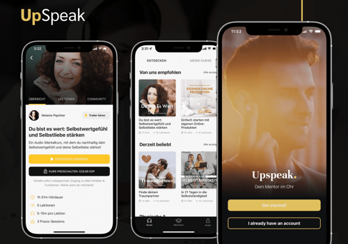 Mobile App Development Package Example: Upspeak