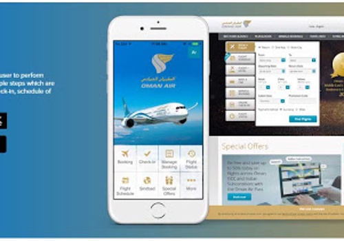 Mobile App Development Package Example: Oman Air