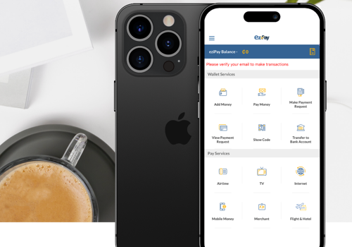 Mobile App Development Package Example: EziPay - Money Transfers