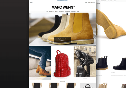 E-Commerce Development Package Example: Marc Wenn