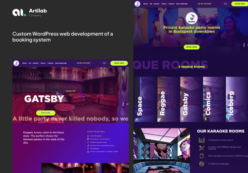 E-Commerce Development Package Example: Development of a booking system