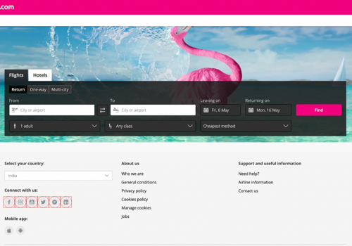 Search Engine Optimization Package Example: SEO Project with lastminute.com