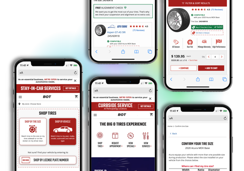 Web Design Package Example: BOT UX Research