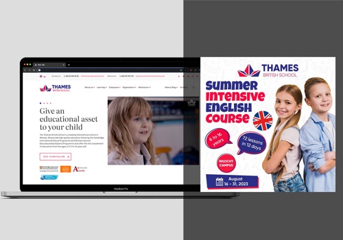 Advertising Package Example: Thames British School