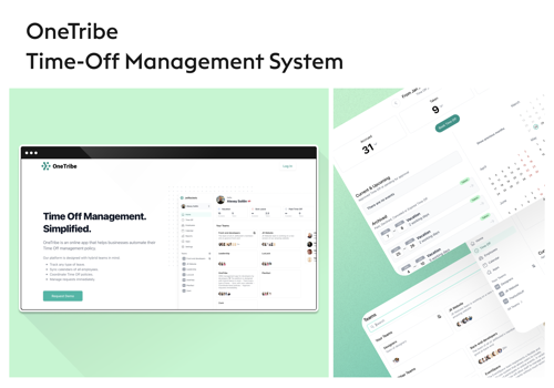 Custom Software Development Package Example: OneTribe - Time-Off Management System