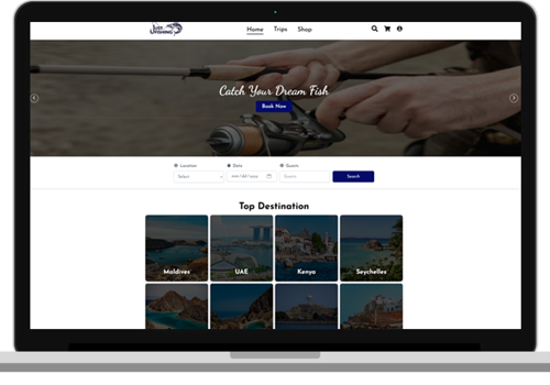 E-Commerce Development Package Example: Just Fishing Website and Mobile App