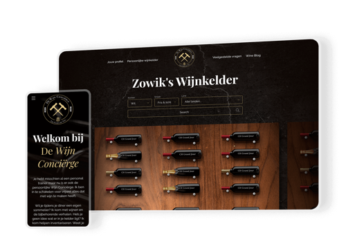 Web Design Package Example: de Wijn Conciërge