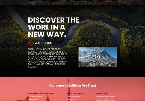 Web Design Package Example: Travel Web Design