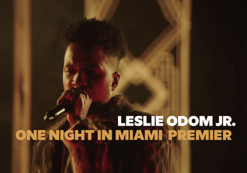 Video Production Package Example: Leslie Odom Jr. performs for One Night in Miami