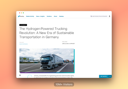 Public Relations Package Example: Quantron