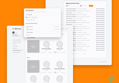 Web Design Package Example: J&K group - Intranet development and maintenace
