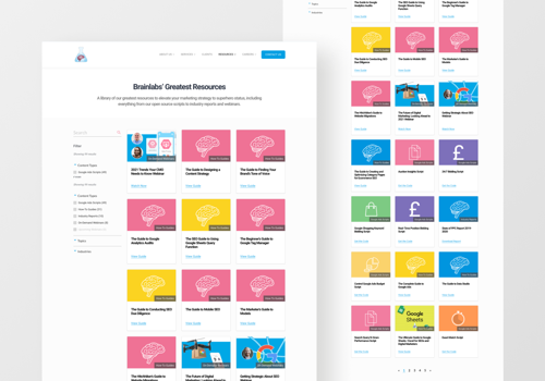 Web Development Package Example: Brainlabs