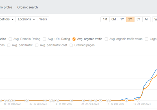 Search Engine Optimization Package Example: Link building for an resume building company