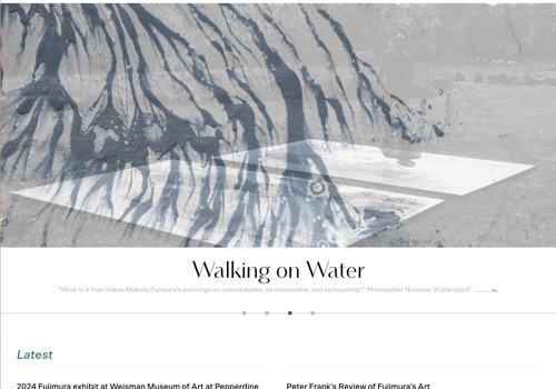 Web Design Package Example: Makoto Fujimura