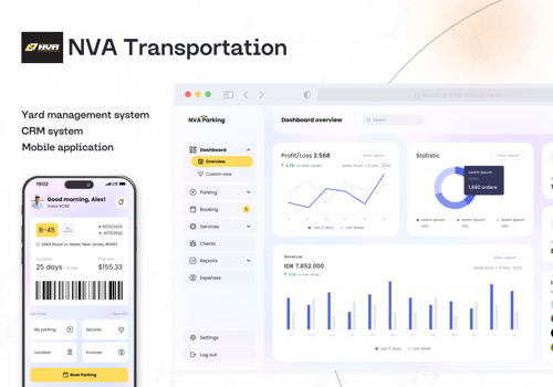 CRM Consulting and SI Package Example: Yard Management System - CRM - Mobile Application