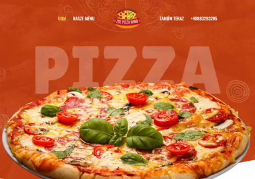 Web Development Package Example: Website - Zol Pizza Wino