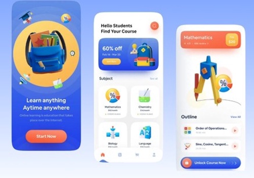 Mobile App Development Package Example: Education Learning App
