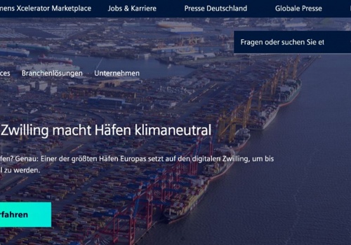 Web Design Package Example: Siemens Unified Industrial UX