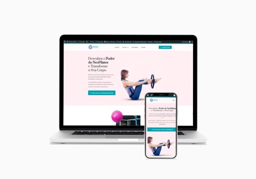 Web Design Package Example: Positive Neopilates – Health & Wellness Studio Web