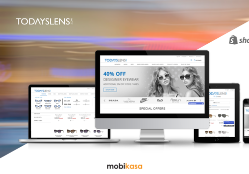E-Commerce Development Package Example: Todayslens.com