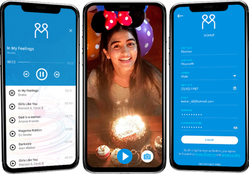 Mobile App Development Package Example: Mobile App Case Study on Social Media App