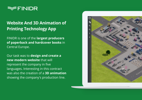 Custom Software Development Package Example: Modern Web and 3D Animation of Printing Technology