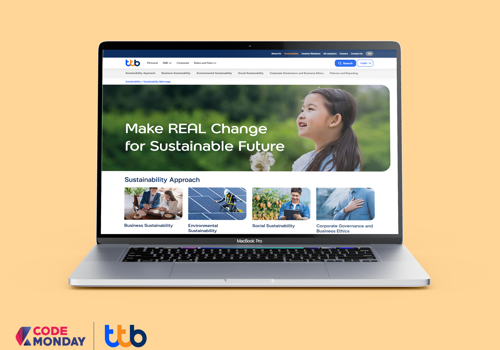 Web Development Package Example: ttb Bank Main Corporate Website