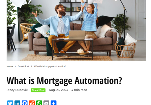 Content Marketing Package Example: FinTech posts on high-quality financial websites