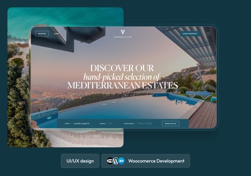 E-Commerce Development Package Example: Insider Villas | eCommerce Redesign