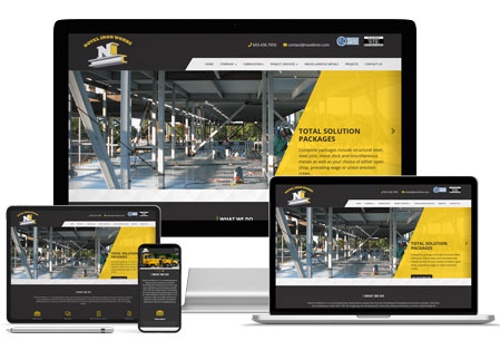 Web Design Package Example: Novel Iron Works