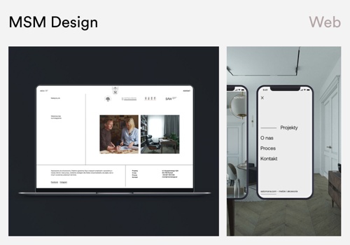 Web Design Package Example: MSM DESIGN