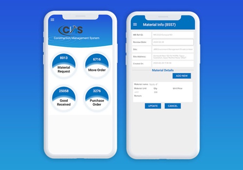 Mobile App Development Package Example: Construction Material Management