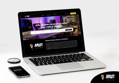 UX/UI Design Package Example: Studio booking Platform