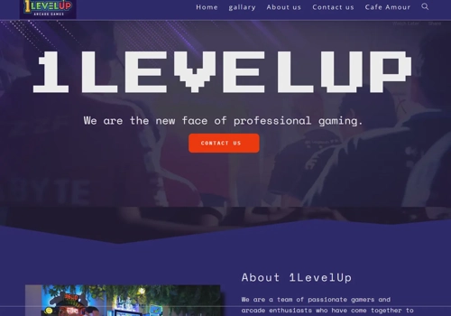 Web Design Package Example: Arcade Game Zone