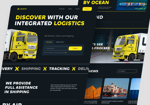 Web Design Package Example: Custom Web Development - Logistix