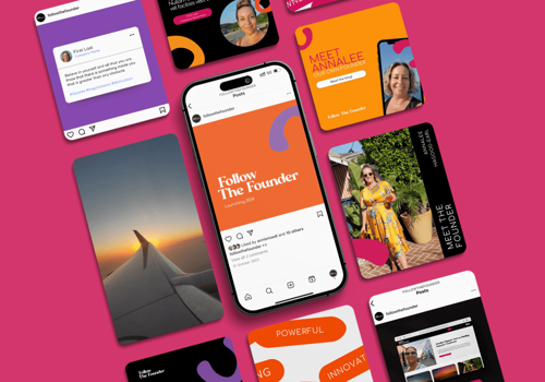 Logo Package Example: Follow The Founder Business Blog