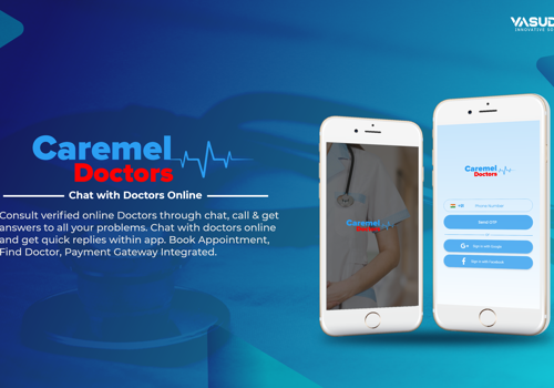 Mobile App Development Package Example: Caremel Doctors - Chat with Doctors Online