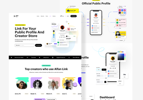 Branding Package Example: Alfan Group Website & Product