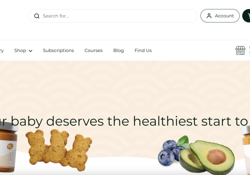 Web Design Package Example: Little Melly