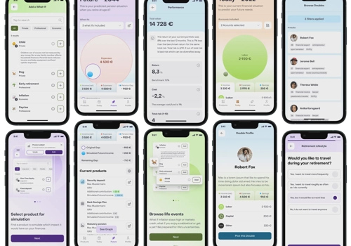 UX/UI Design Package Example: Seasn – UX&UI Design for financial management app