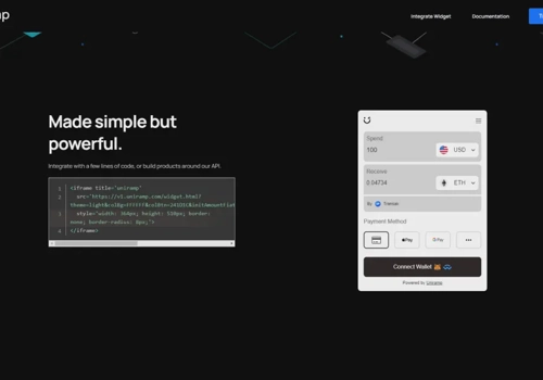 Mobile App Development Package Example: Universal onramp solution for web3