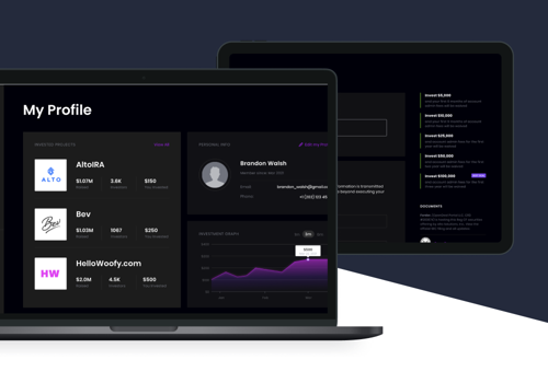Blockchain Package Example: STO-BASED CROWDFUNDING PLATFORM