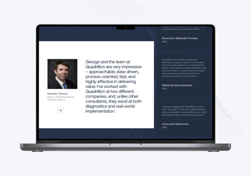 UX/UI Design Package Example: UI/UX Design And Development For A Consulting Firm